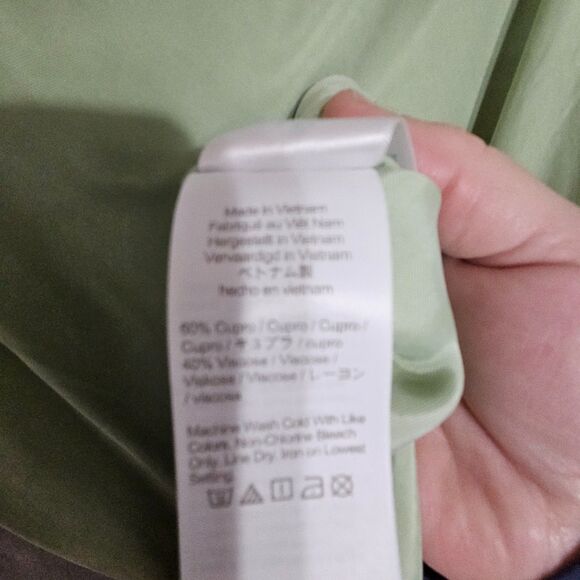 J. Crew Size 10 Fairy Sheath Dress Base Layer Lagenlook Dress Mint Goblincore - Picture 6 of 10